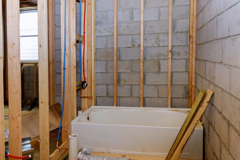 Finished Corner Tub